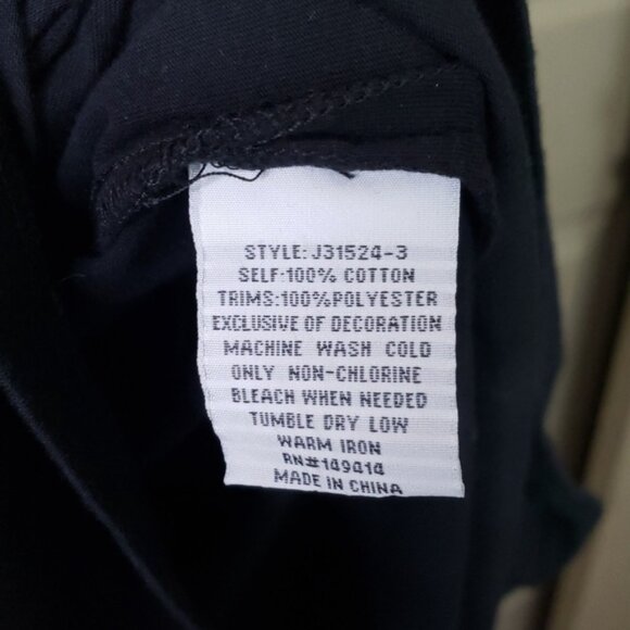 NWT Johnny Was Floral Embroidered Cotton Midi Maxi Black Dress Size Medi… - Picture 7 of 11